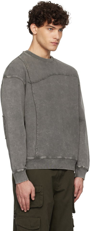 Pulover Dime Reverse Stitch Crewneck Sweatshirt Siva | DIMEHO2471CHA, 1