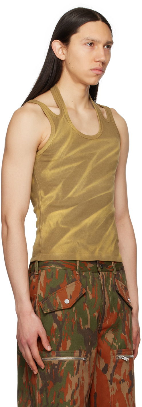 Majica brez rokavov Dion Lee Interlink Tank Top Bež | C3318S23, 1
