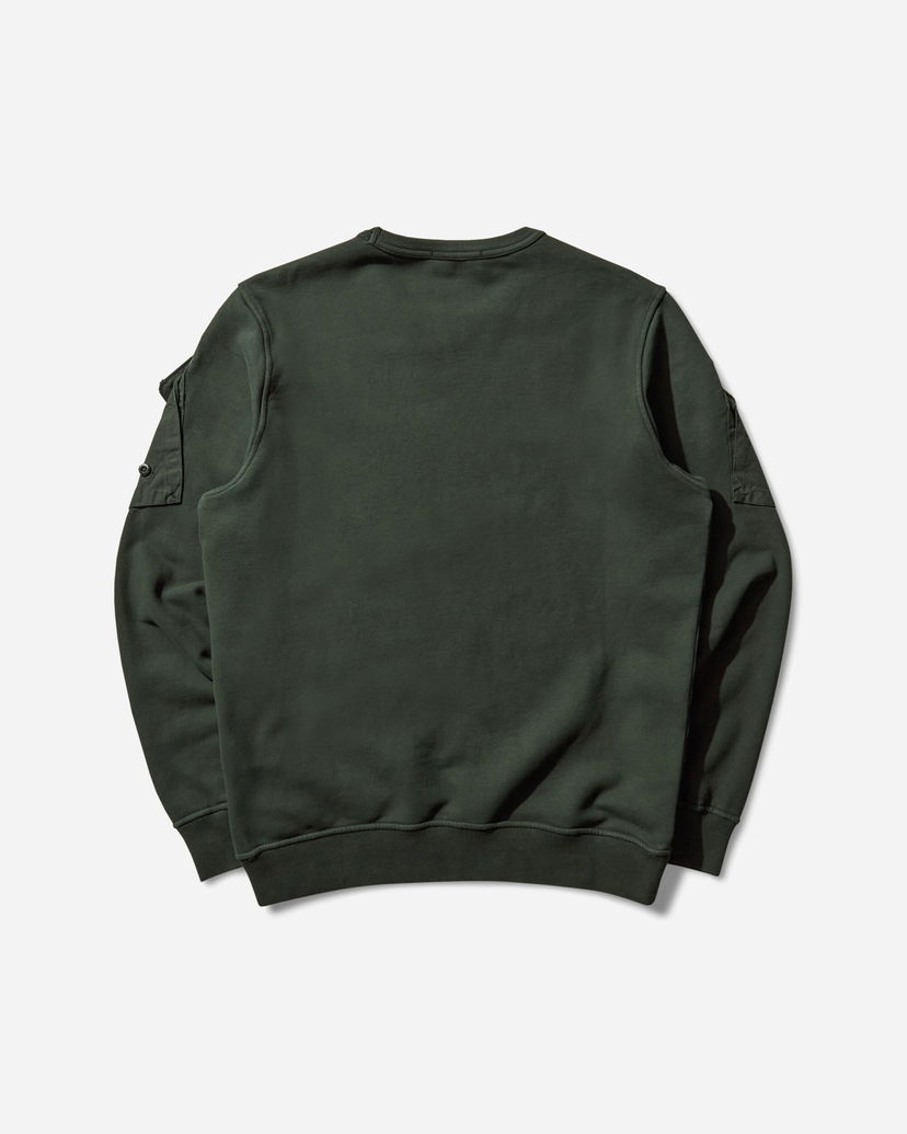 Pulover Stone Island Sleeve Pockets Crewneck Sweatshirt Zelena | K2S15-6100008-S0A20 V005E