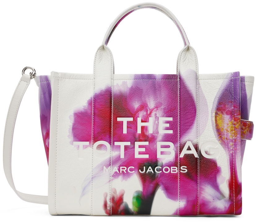 Tote bag Marc Jacobs Marc Jacobs The Tote Bag Future Floral Leather Medium Večbarvna | 2P4HTT052H02