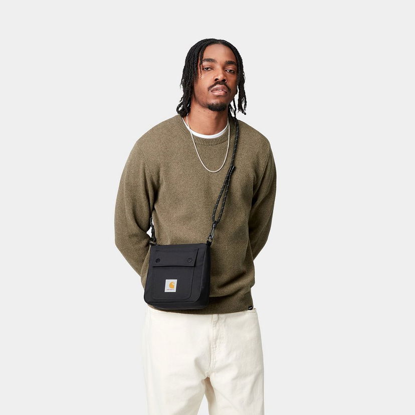 Torba za čez ramo Carhartt WIP Bowden Shoulder Bag Črna | I035215_1