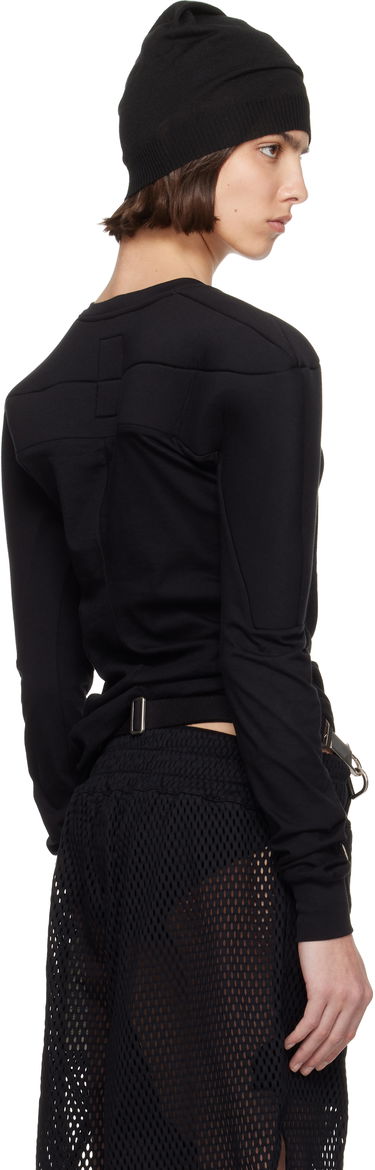 Pulover Rick Owens Rick Owens Champion Edition Girdered Harness Sweatshirt Črna | CW01E1707 CHJG, 2