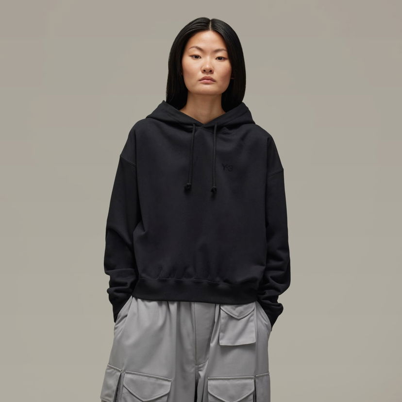 Pulover Y-3 Y-3 Brushed Terry Boxy Črna | JD9790