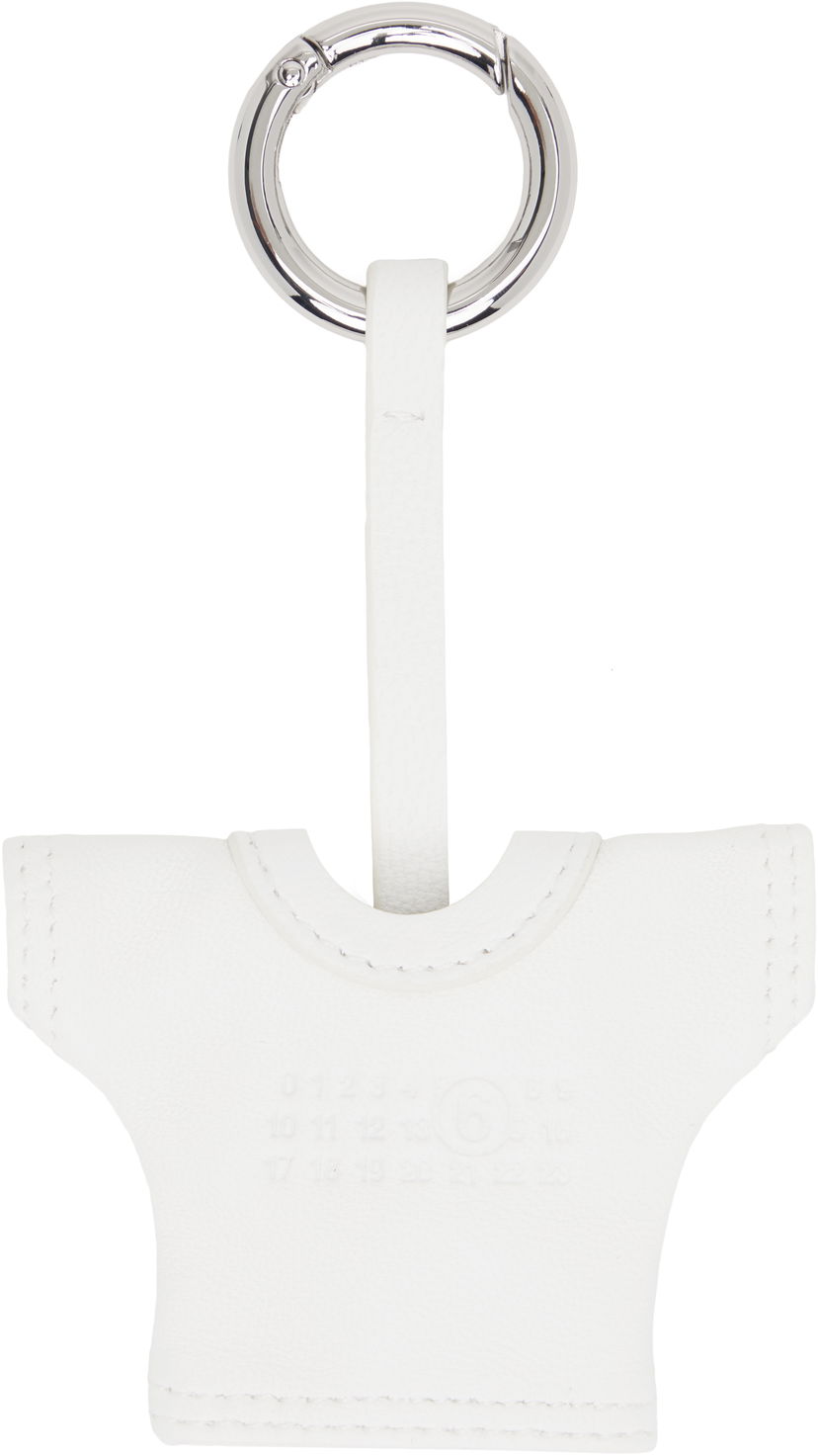 Obeski za ključe Maison Margiela MM6 Maison Margiela T-Shirt Shaped Keychain Bela | SA6UA0006 P8335