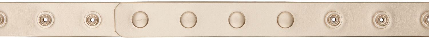 Pasovi Rick Owens Rick Owens Hollywood Snap Belt Bež | RA01E0682 LGEMGH, 0