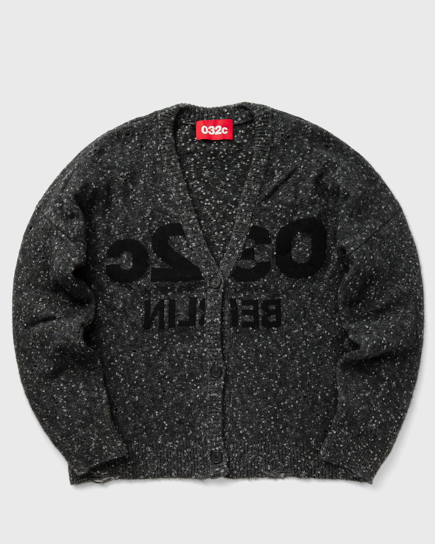 Pleteni pulover 032C SELFIE CARDIGAN Siva | F24-URK-1611-400, 0