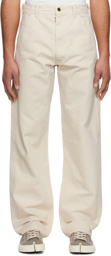 Cargo hlače Maison Margiela Maison Margiela Five-Pocket Jeans Bež | S50LA0235 M35261, 0