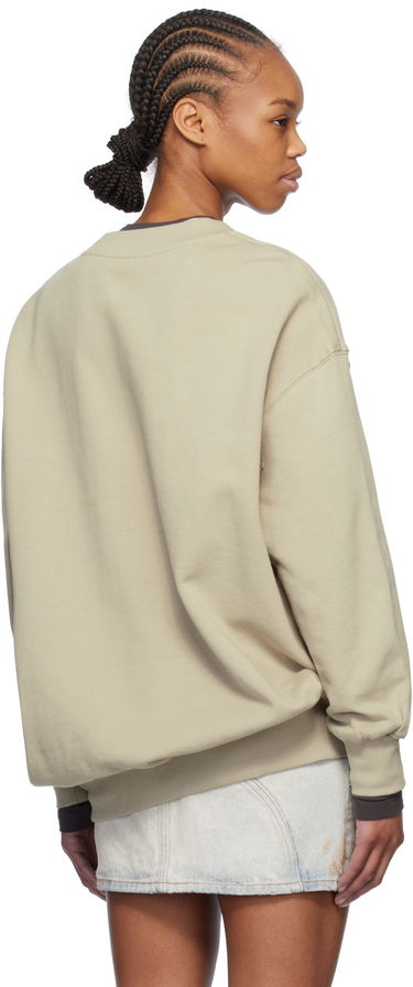Pleteni pulover We11done We11done Oversized V-Neck Sweatshirt Bež | WD-TS0-25-773-U-KK, 2