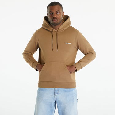 Pulover Carhartt WIP Script Embroidery Hoodie Rjava | I031243.1GMXX, 0