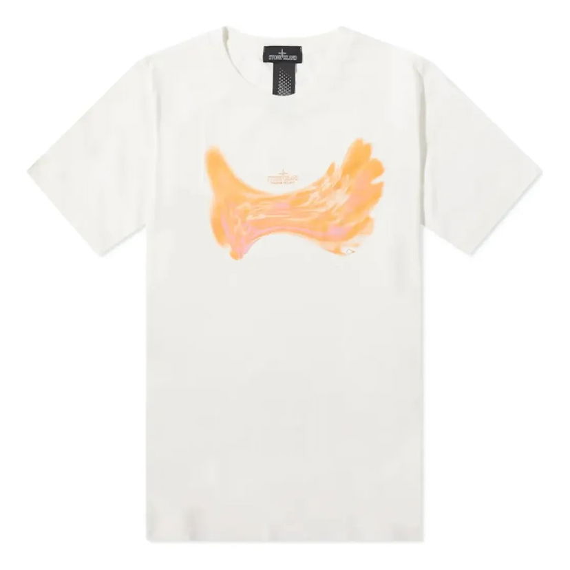 Majica Stone Island Shadow Project Neo Floral Print T-Shirt Bela | 76192011B-V0099