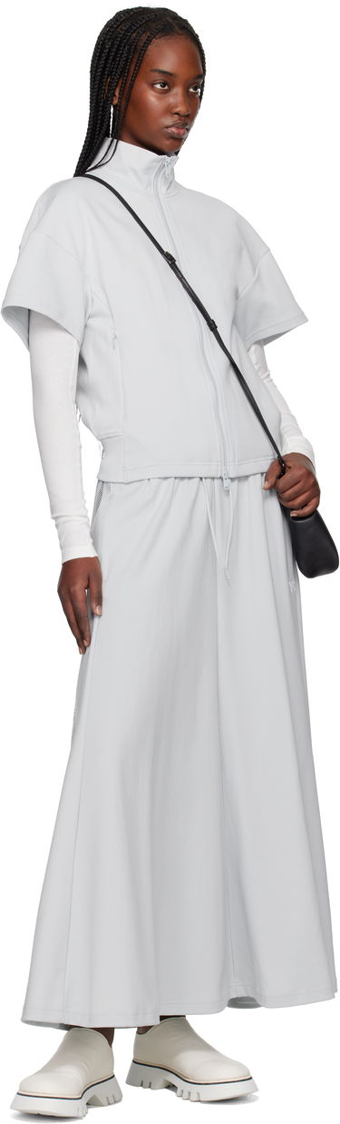 Obleke Y-3 Y-3 Short Sleeve Track Jacket Siva | JL6671, 3
