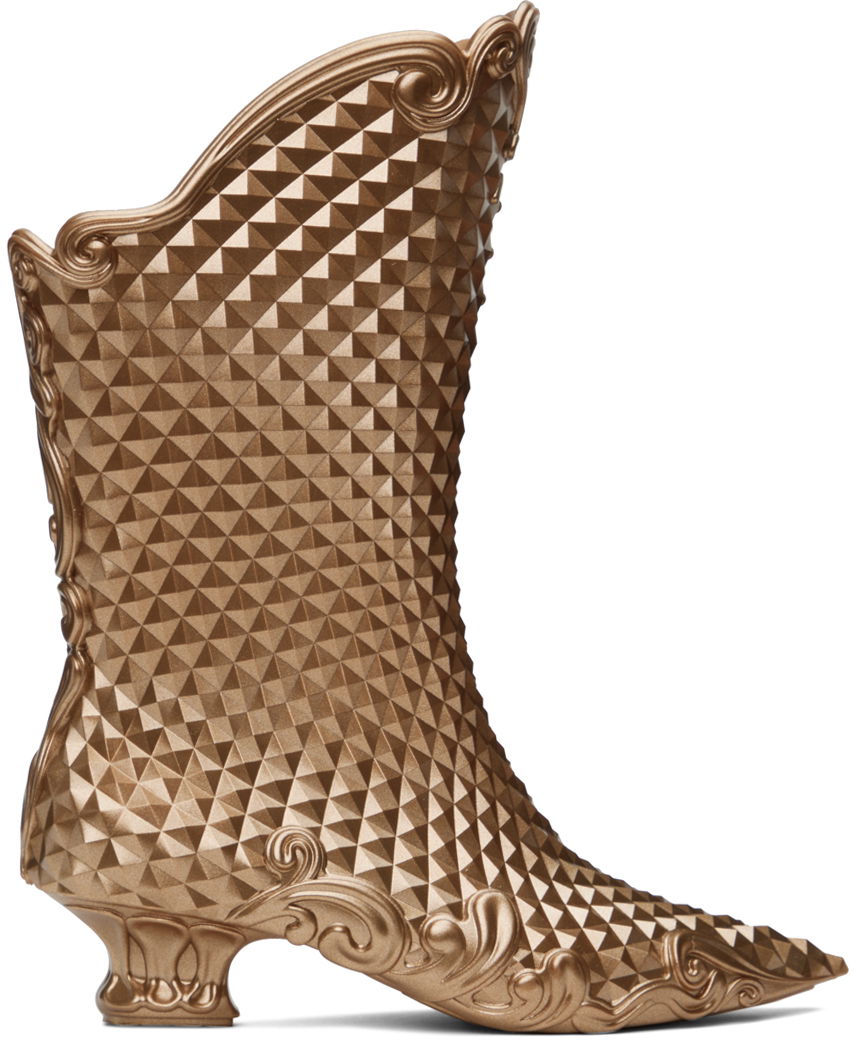 Superge in čevlji Y/PROJECT Court Boots Kovinski | YPMEBOOT1-S24, 0