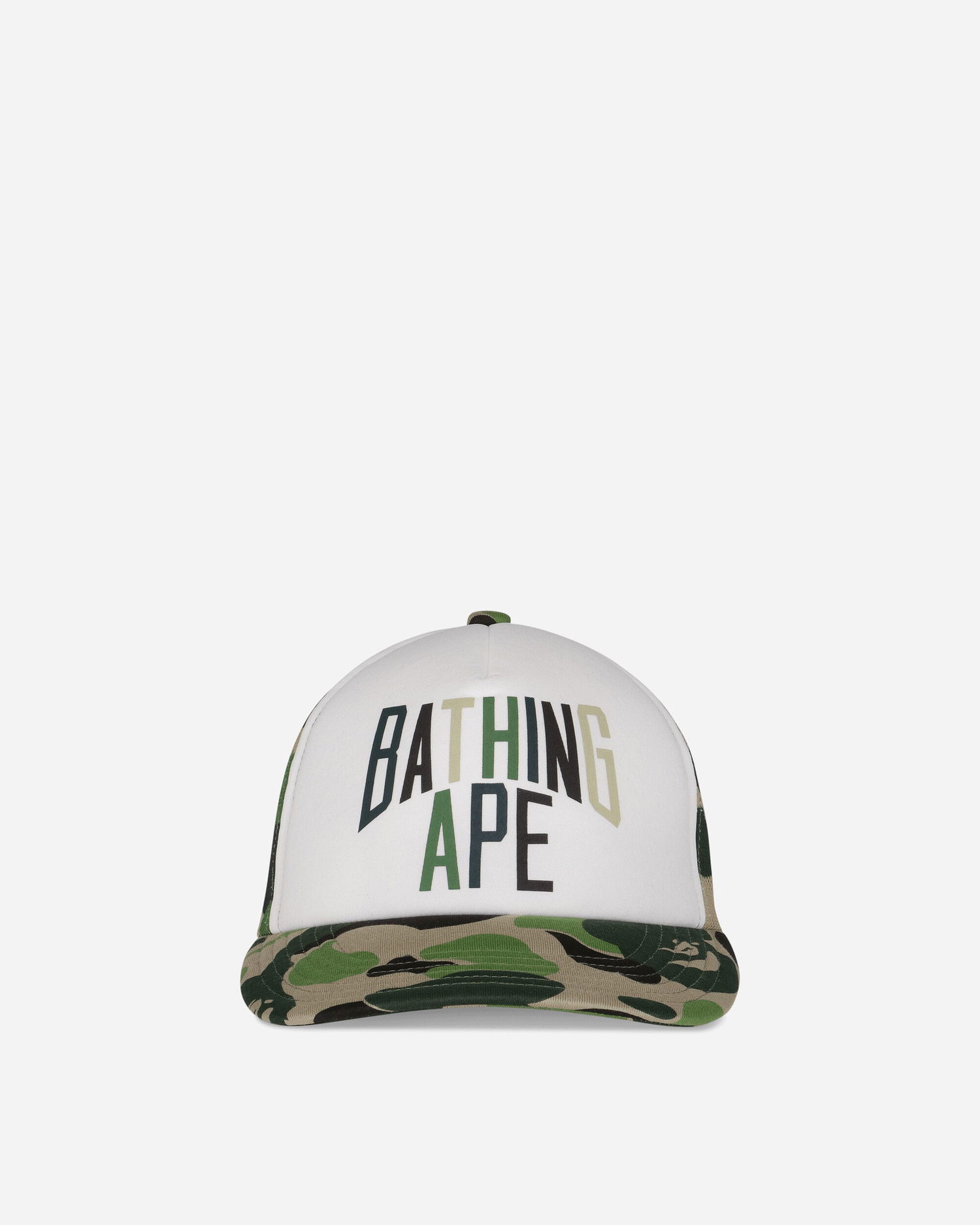 Kapa BAPE Camo NYC Logo Mesh Cap Bela | 1L30180012 GREEN, 1