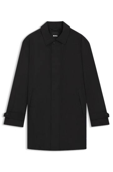Dežni plašč BOSS Water-Repellent Coat Črna | 50543262