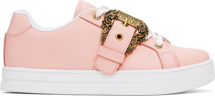 Superge in čevlji Versace Versace Jeans Couture Baroque Buckle Court 88 Roza | E78VA3SK9_EZPB08