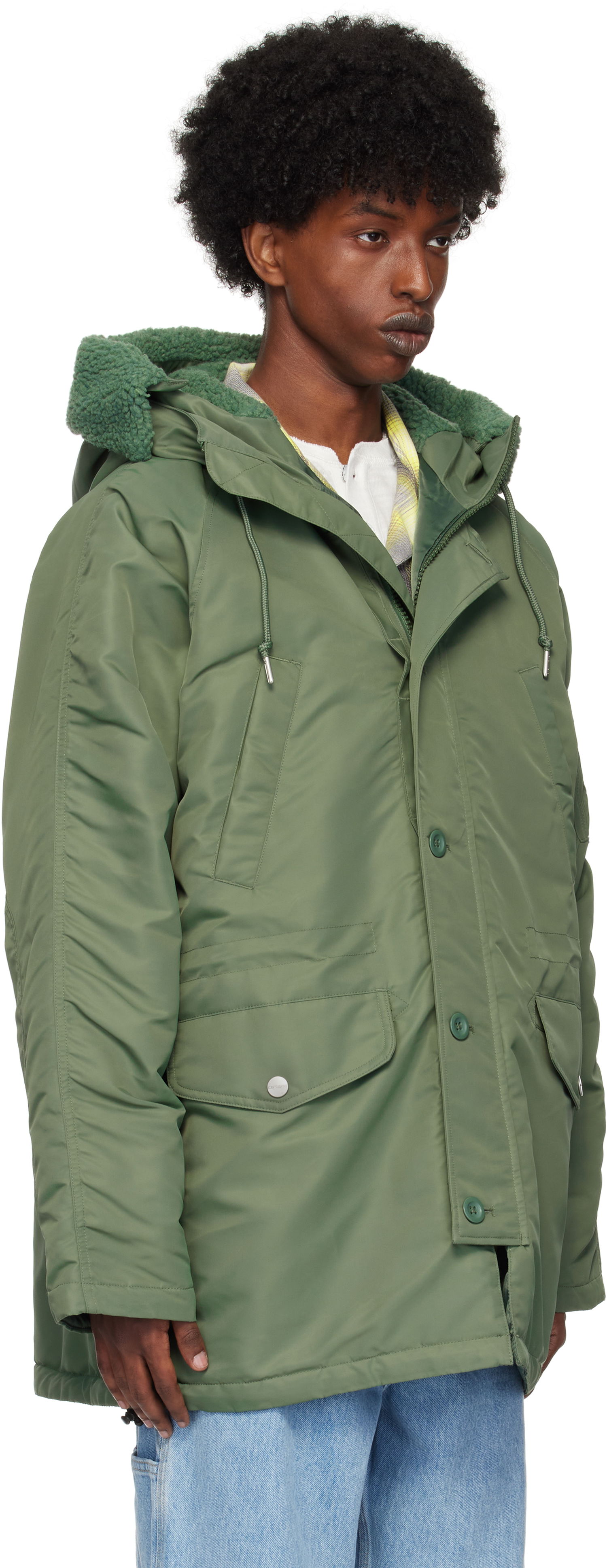 Parka Carhartt WIP Hooded Parka Coat Zelena | I033929, 1
