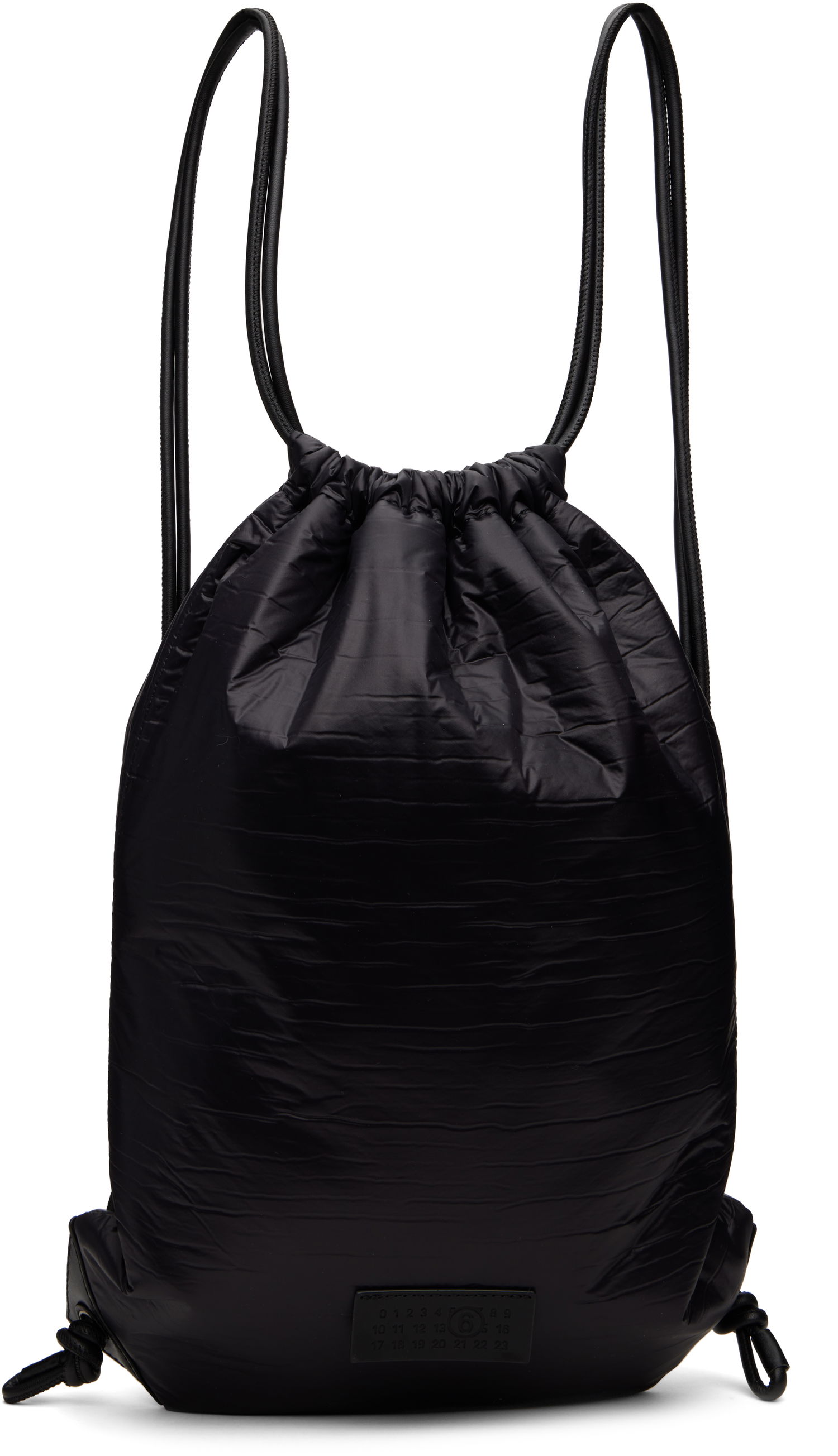 Nahrbtnik Maison Margiela MM6 Maison Margiela Numeric Drawstring Backpack Črna | SB6WA0004 P6993, 0