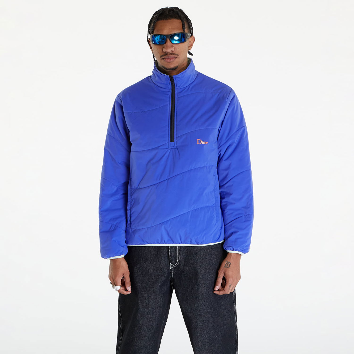 Jakna Dime Trail Half Zip Jacket Modra | DIMESP242BLU, 0