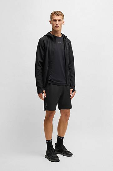 Kratke hlače BOSS Stretch Active Shorts with Reflective Details Črna | 50531225, 1