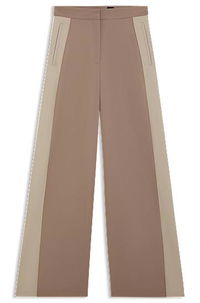 Regular-Fit Color-Block Trousers
