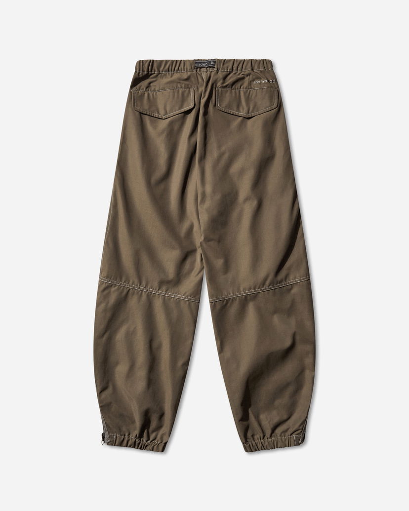 Hlače and wander High Count Cloth Side Zip Hem Pants Rjava | 5745282096 182