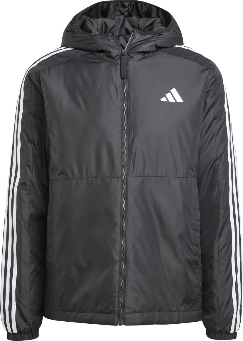 Jakna adidas Originals Essentials 3-Stripes Hooded Jacket Črna | jd1032