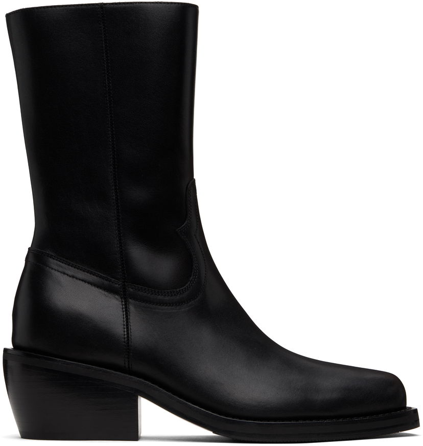 Oblačila Dries Van Noten Dries Van Noten Leather Boots Črna | MS251-753