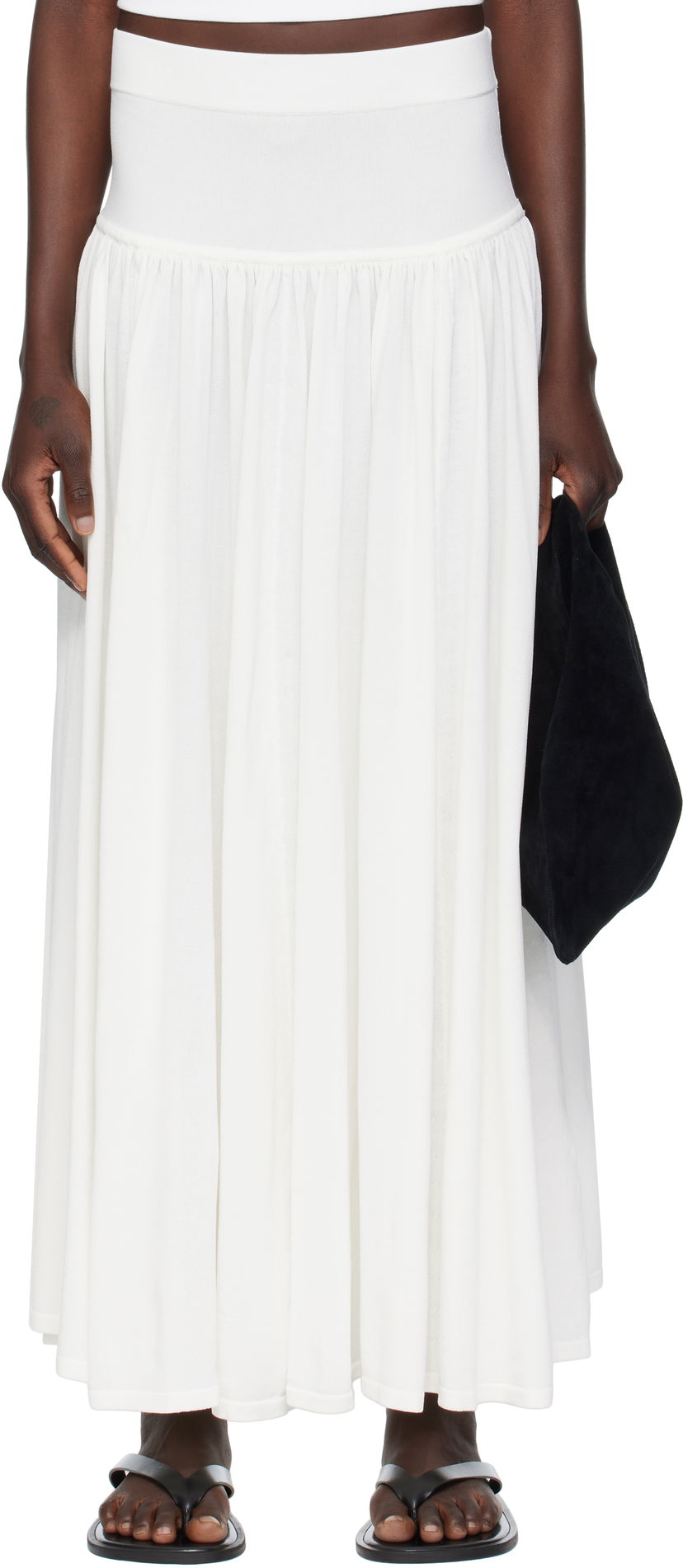 Krila Loulou de Saison Loulou de Saison Romy Maxi Skirt Bela | ROMY