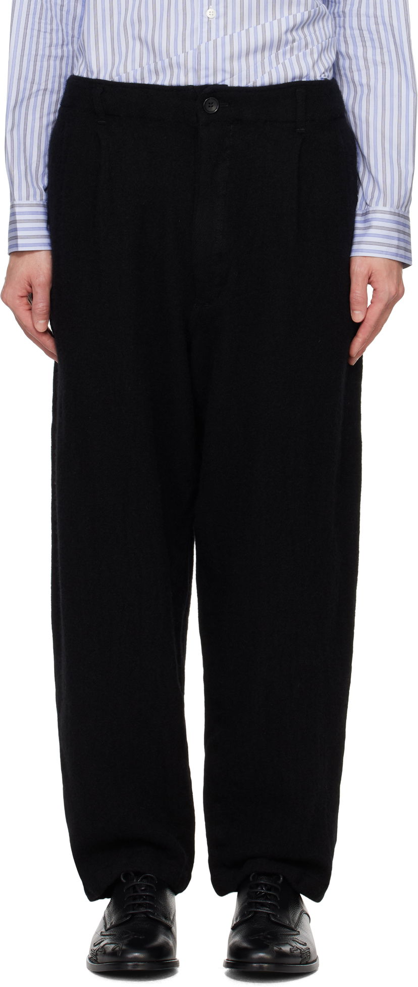 Hlače Comme des Garçons Serge Trousers Črna | FN-P501-051