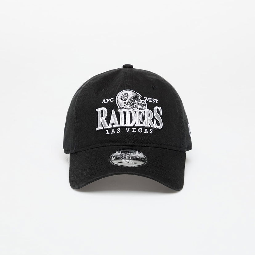 Kapa New Era Las Vegas Raiders Helmet 9TWENTY Adjustable Cap Črna | 60667635