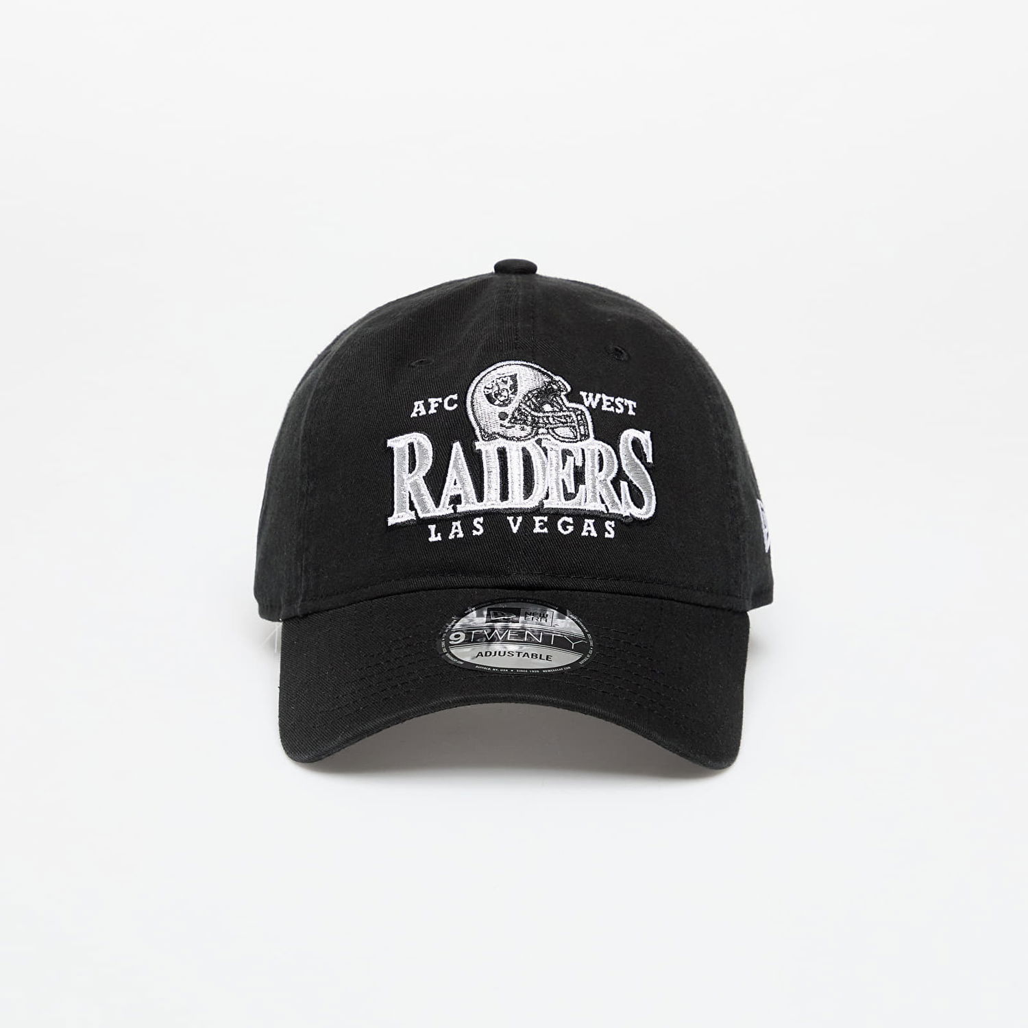 Kapa New Era Las Vegas Raiders Helmet 9TWENTY Adjustable Cap Črna | 60667635, 0