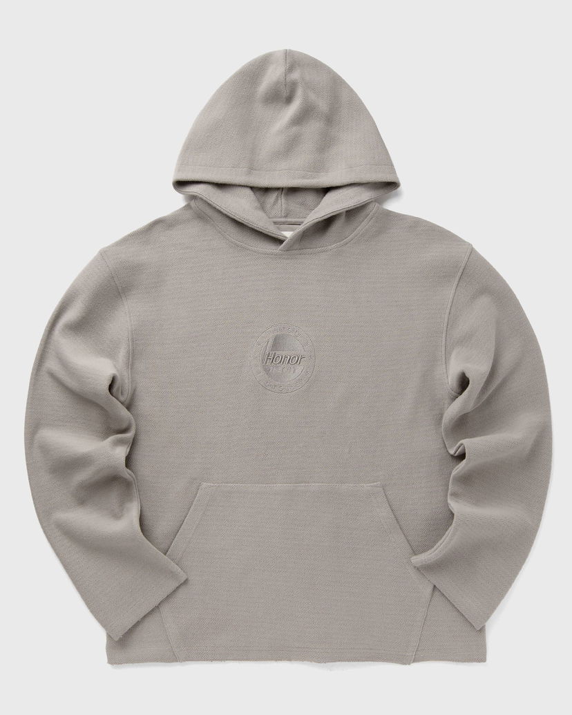 Pulover Honor The Gift Herringbone Hoodie Siva | HTG250154-STONE