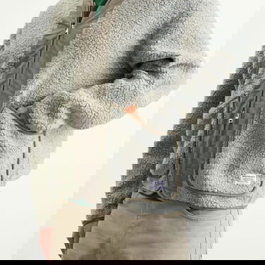 Jakna NORSE PROJECTS Otto Sherpa Wool Fleece Jacket Siva | N55-0647-1500, 5