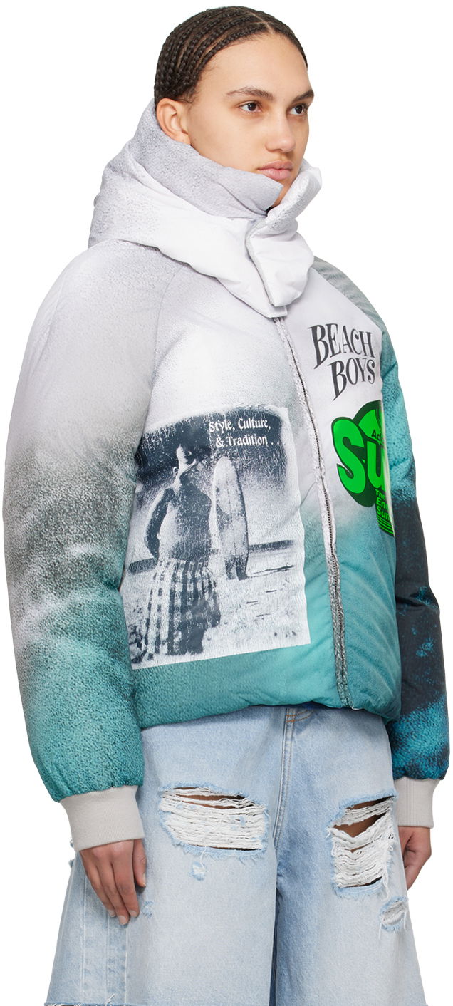 Puhovka ERL Printed Puffer Jacket Večbarvna | ERL08C002, 1