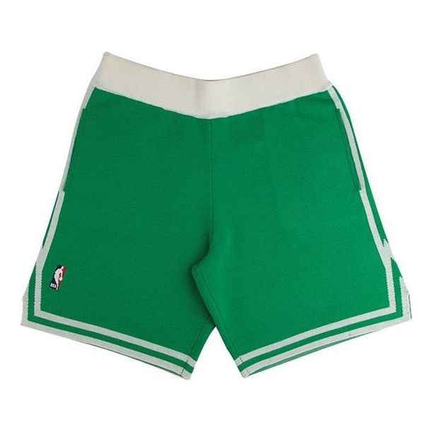 Kratke hlače Mitchell & Ness Swingman Boston Celtics Road 1985 Basketball Shorts Zelena | 18060-BCEKYGN85