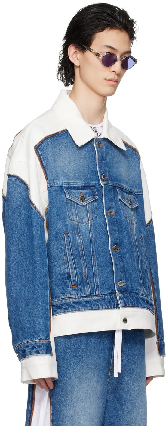 Jakna Jean Paul Gaultier Gaultier 'The Trompe L'œil' Denim Jacket Modra | 24/25-U-VE039I-D013-5701, 1