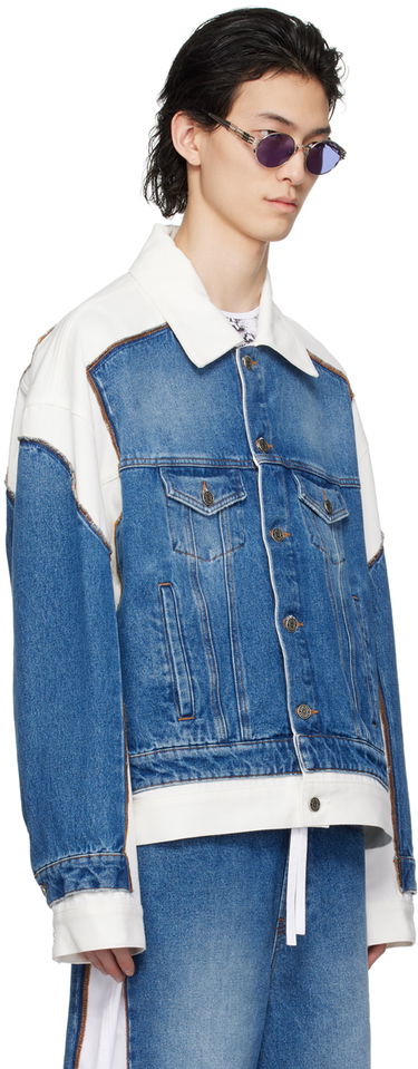 Jakna Jean Paul Gaultier Gaultier 'The Trompe L'œil' Denim Jacket Modra | 24/25-U-VE039I-D013-5701, 1