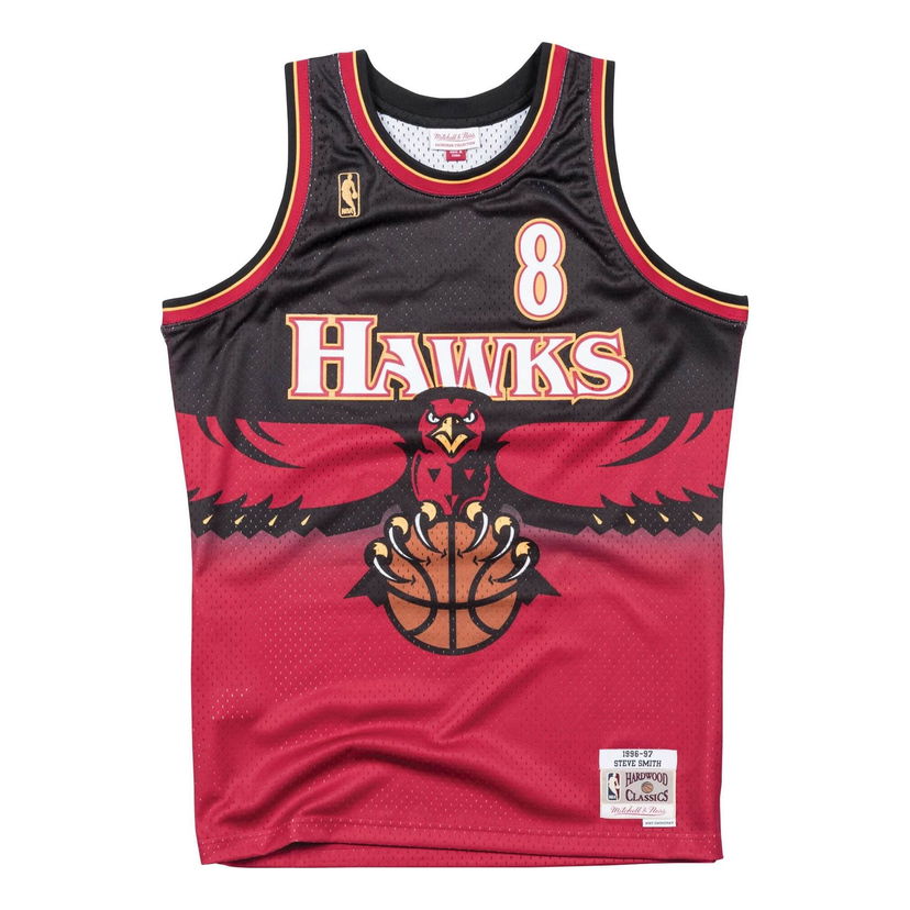 Dres Mitchell & Ness Mitchell & Ness x NBA Atlanta Hawks 1996-97 Swingman Jersey - Steve Smith Rdeča | 7226-3J6-96SSMI1