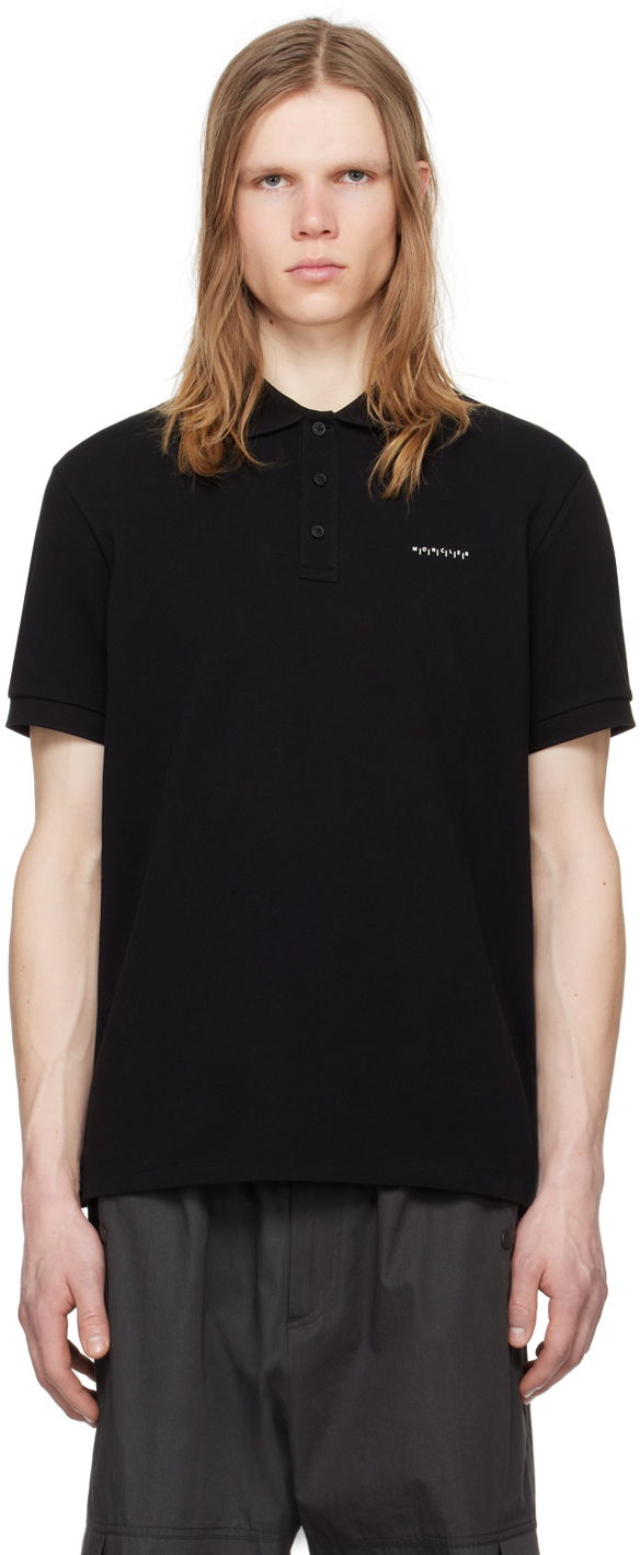 Polo majica Moncler Bonded Polo Tee Črna | J10918A0001489A16, 0