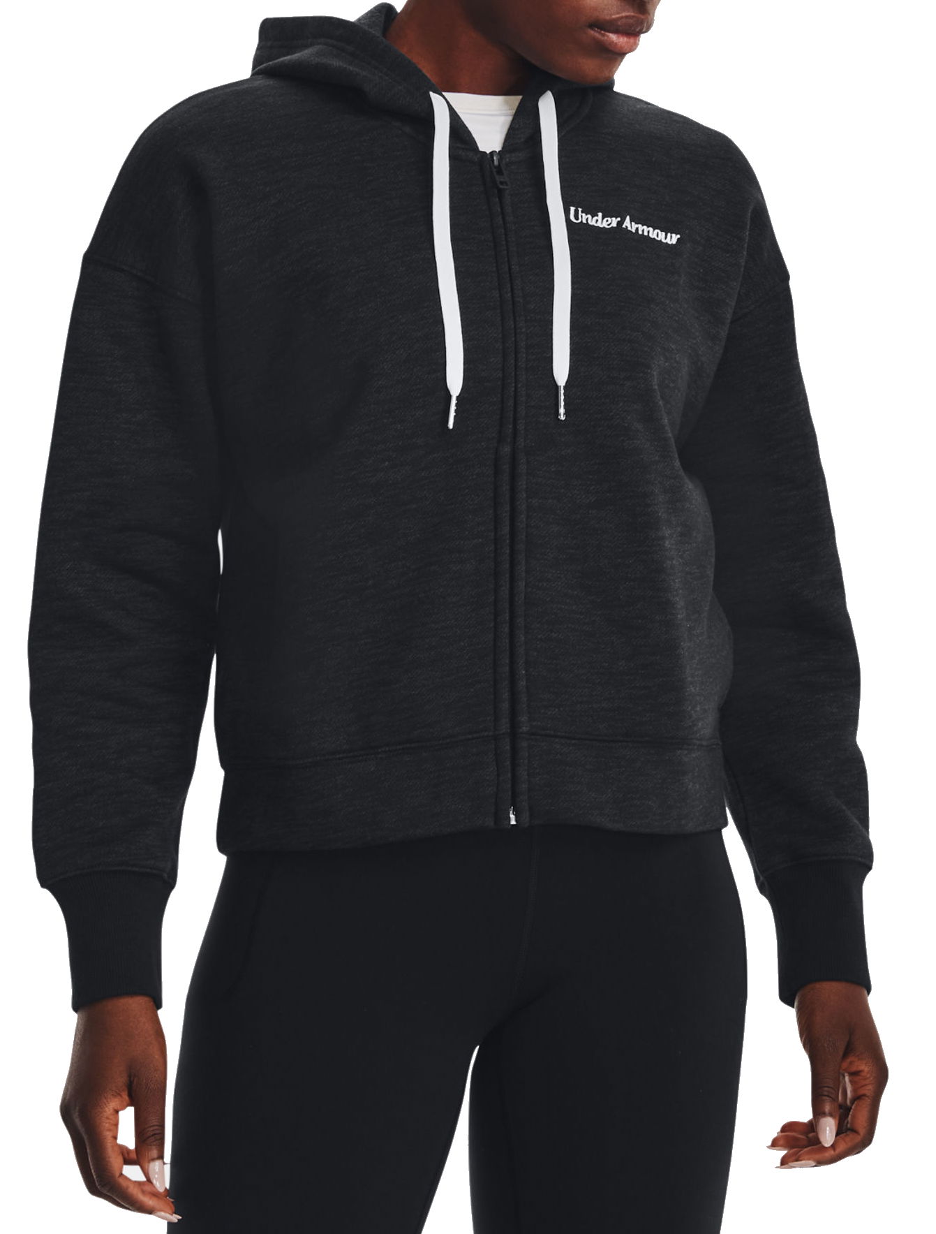Pulover Under Armour Essential Script Črna | 1374106-001, 0