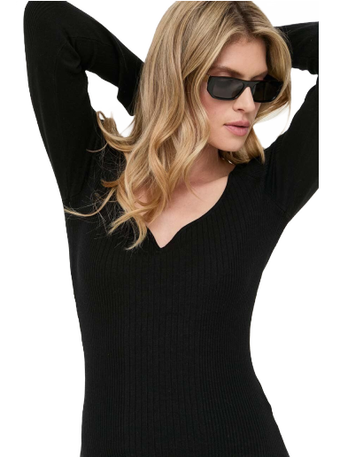 Pleteni pulover GUESS Pullover Črna | W3YR25.Z37J2