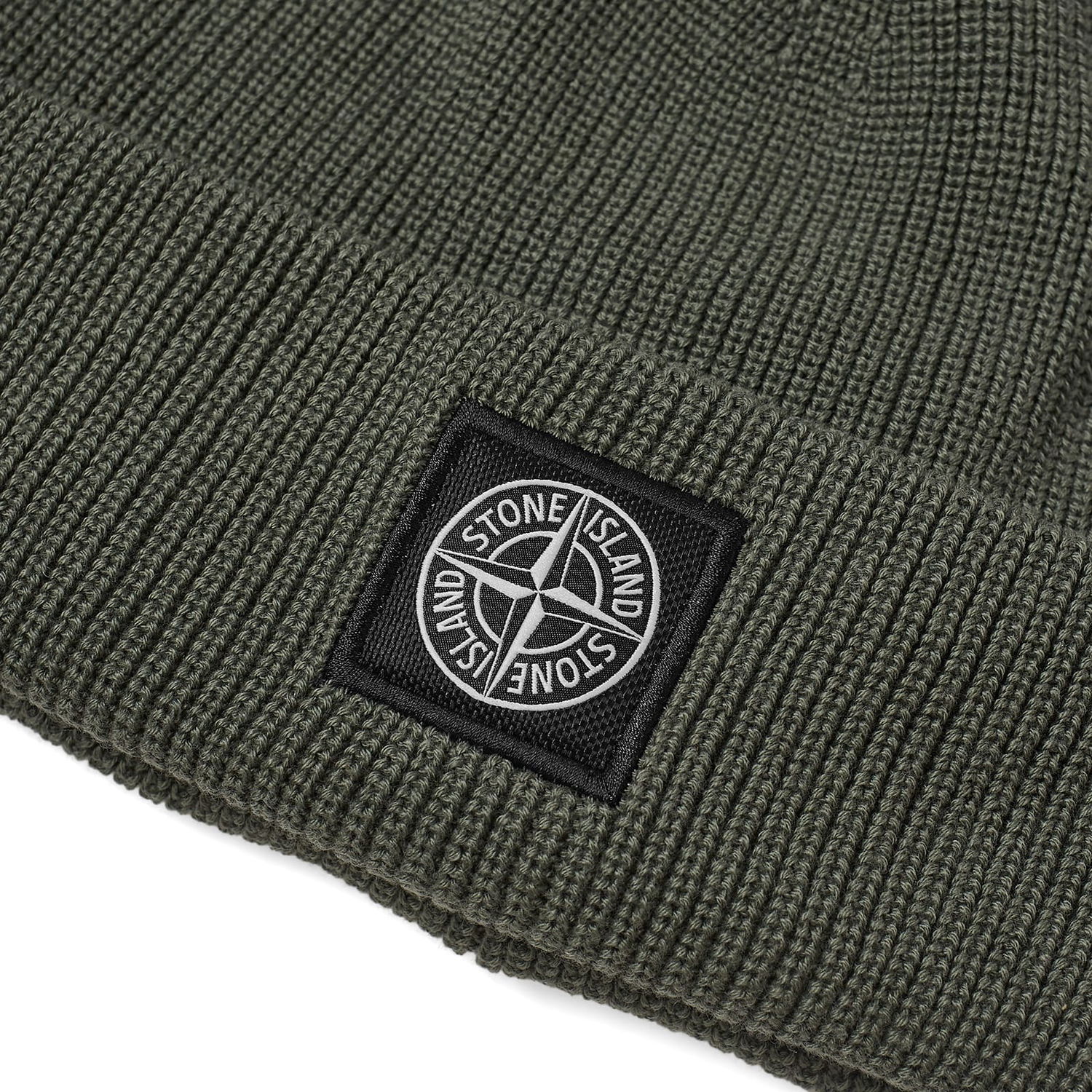 Beanie Stone Island Knitted Patch Beanie Zelena | 8015N02D7-V0059, 1
