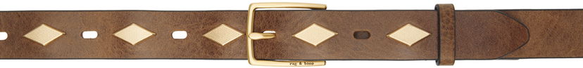 Pasovi rag & bone Rag & Bone Colin Studded Belt Rjava | WJW23F1029ST29