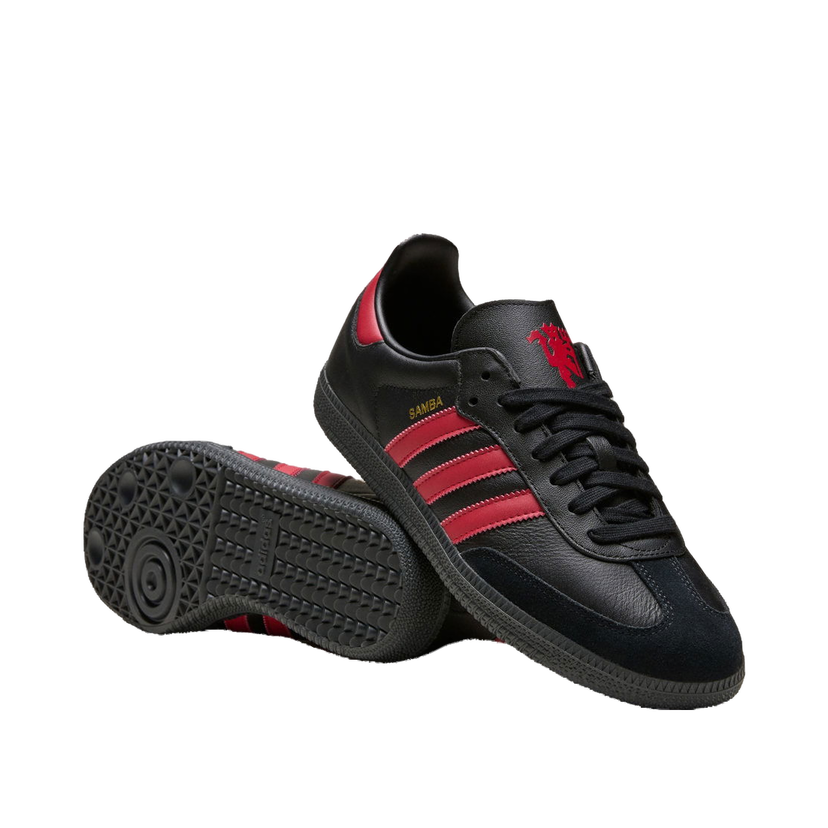 Superge in čevlji adidas Originals Samba Manchester United Črna | JQ4036