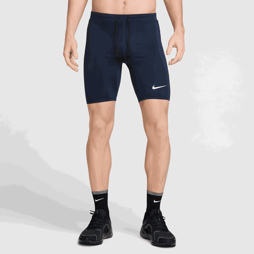 Kratke hlače Nike Fast Dri-FIT Half-Length Running Tights with Liner Mornarica | FN3371-451