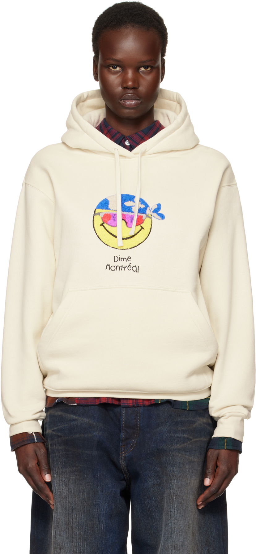 Pulover Dime Rawdon Hoodie Bež | DIMEHO2450NAT