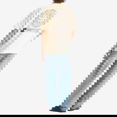 Majica Stone Island Men's Industrial Print T-Shirt, Size Large Rumena | K2S152100037-S0241-V0093, 4