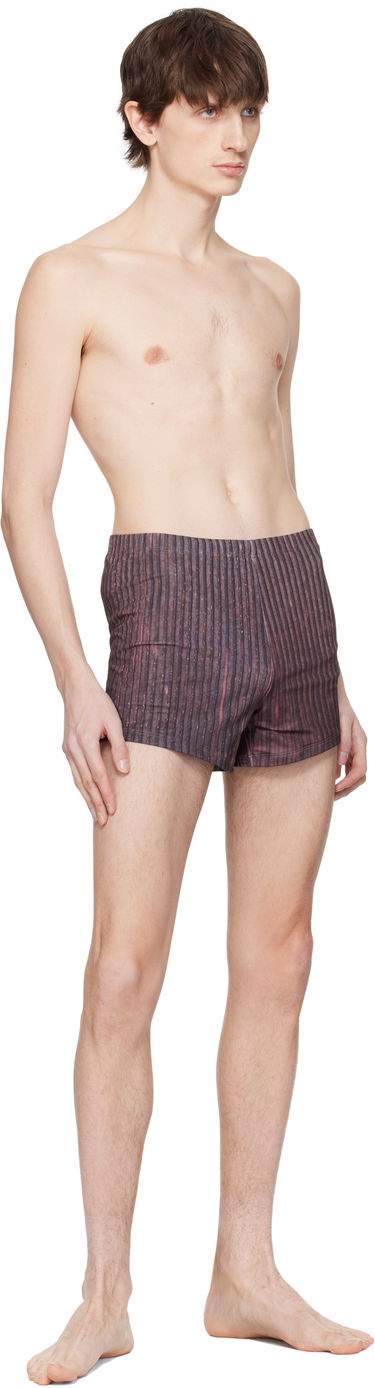 Kopalke Serapis Serapis Aub Stripes Swim Shorts Rjava | SS25_SWS_3, 3