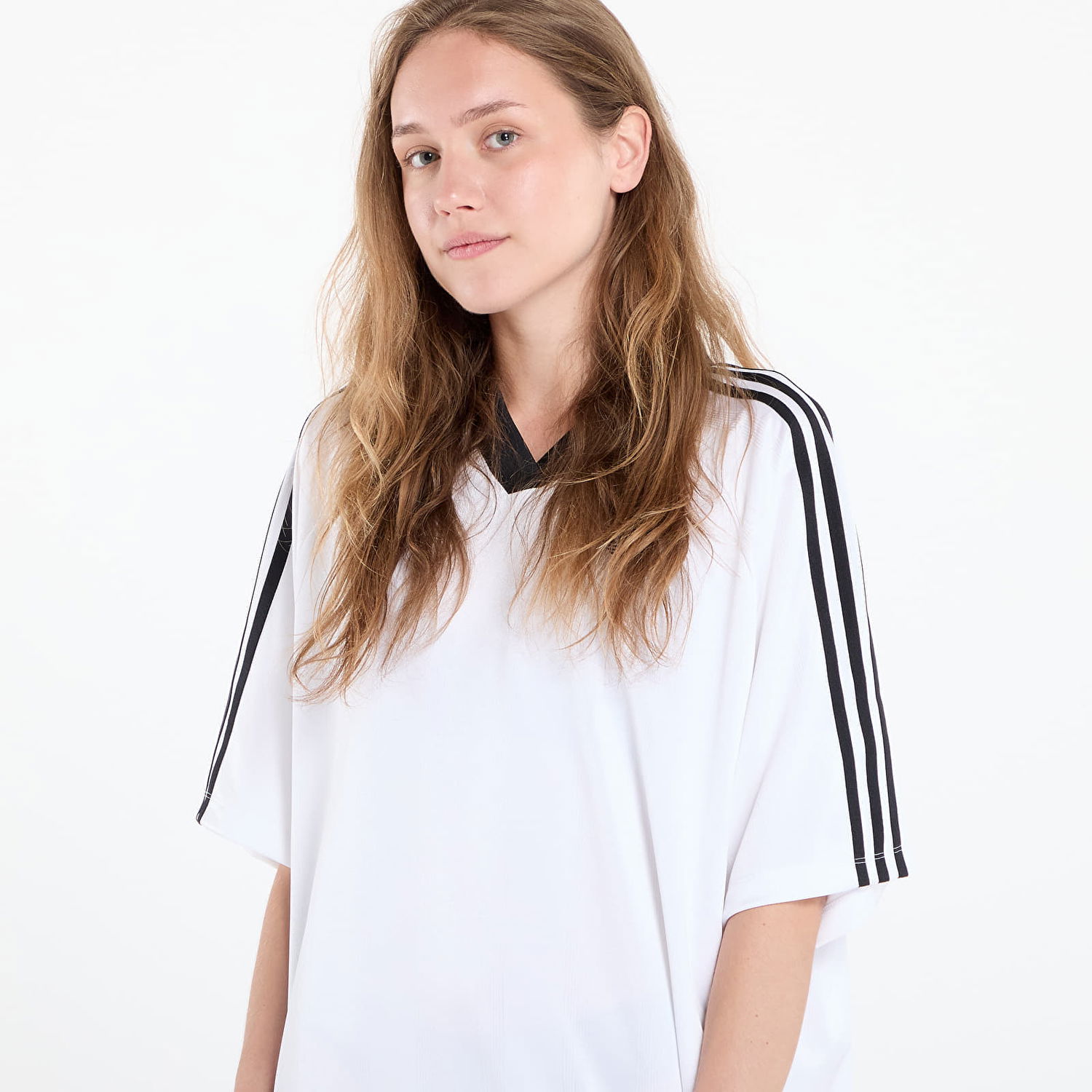 Obleke adidas Originals Adicolor Football Oversize Dress Bela | KB8153, 1