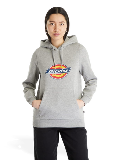 Pulover Dickies Icon Logo Hoodie Siva | DK0A4XCCGYM1